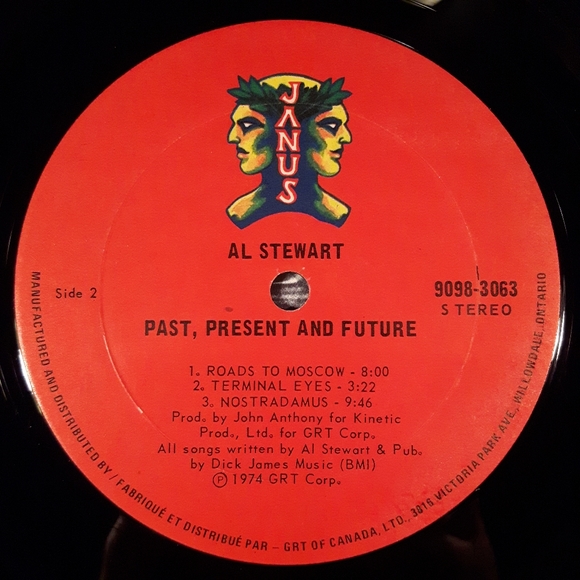 Al Stewart - Past, Present and Future - Vinyl LP Record - Picture 4 of 4